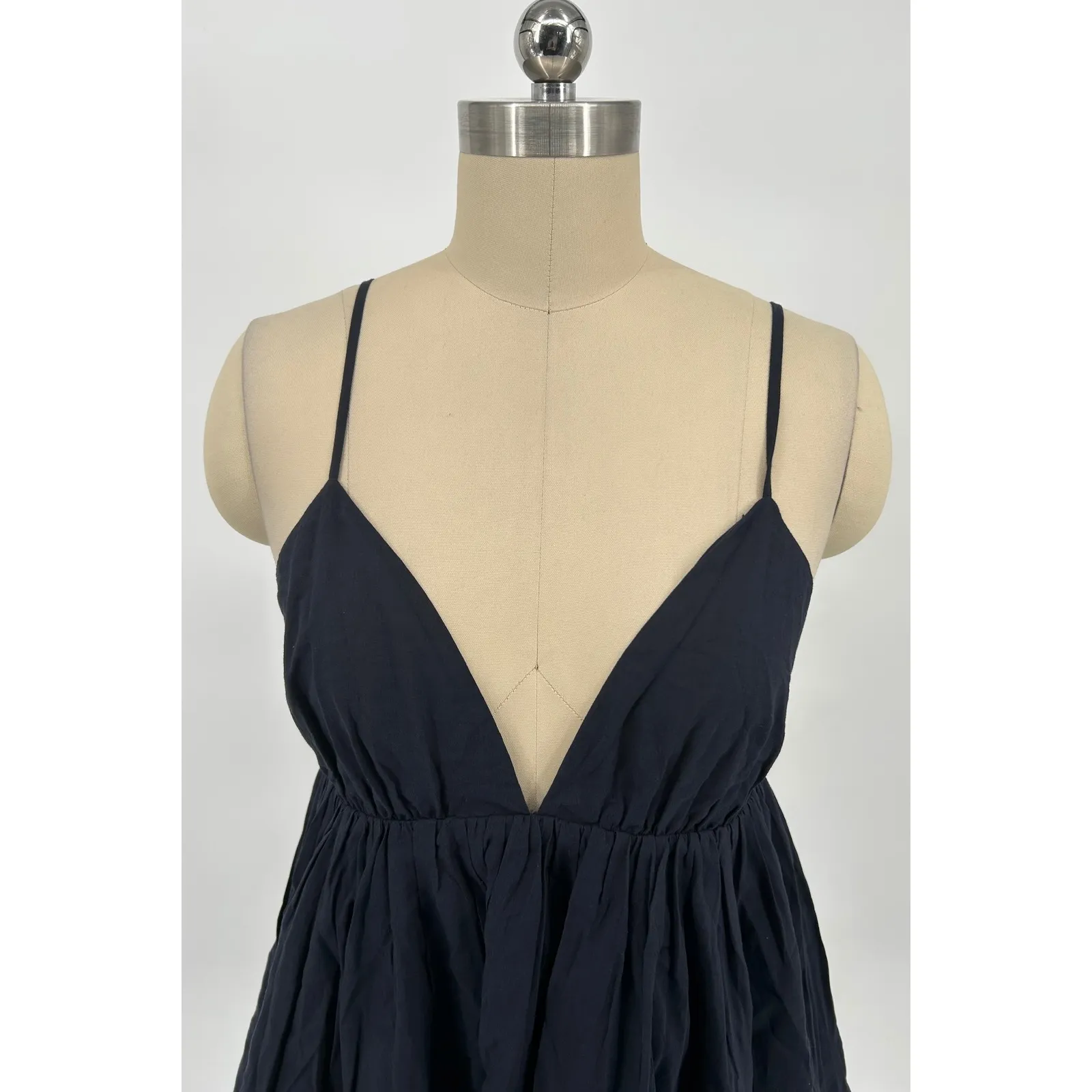 NWT SUSANA MONACO  
Cotton Voile String V  
Dress Midnight Blue  
Sz Small $258 - Image 4