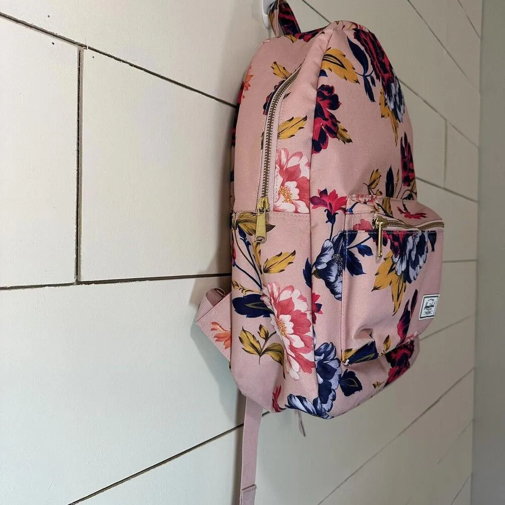 Herschel Supply Co Settlement Backpack w/ 15" Laptop Sleeve Winter Flora Pink - Image 3
