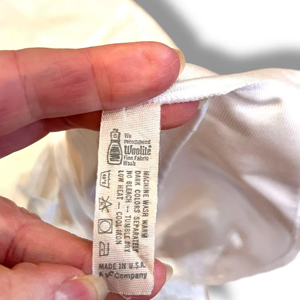 Vintage Vassarette Lingerie Cream Nightgown Nightie Slip Dress Nylon 42D 1960’s - Image 3