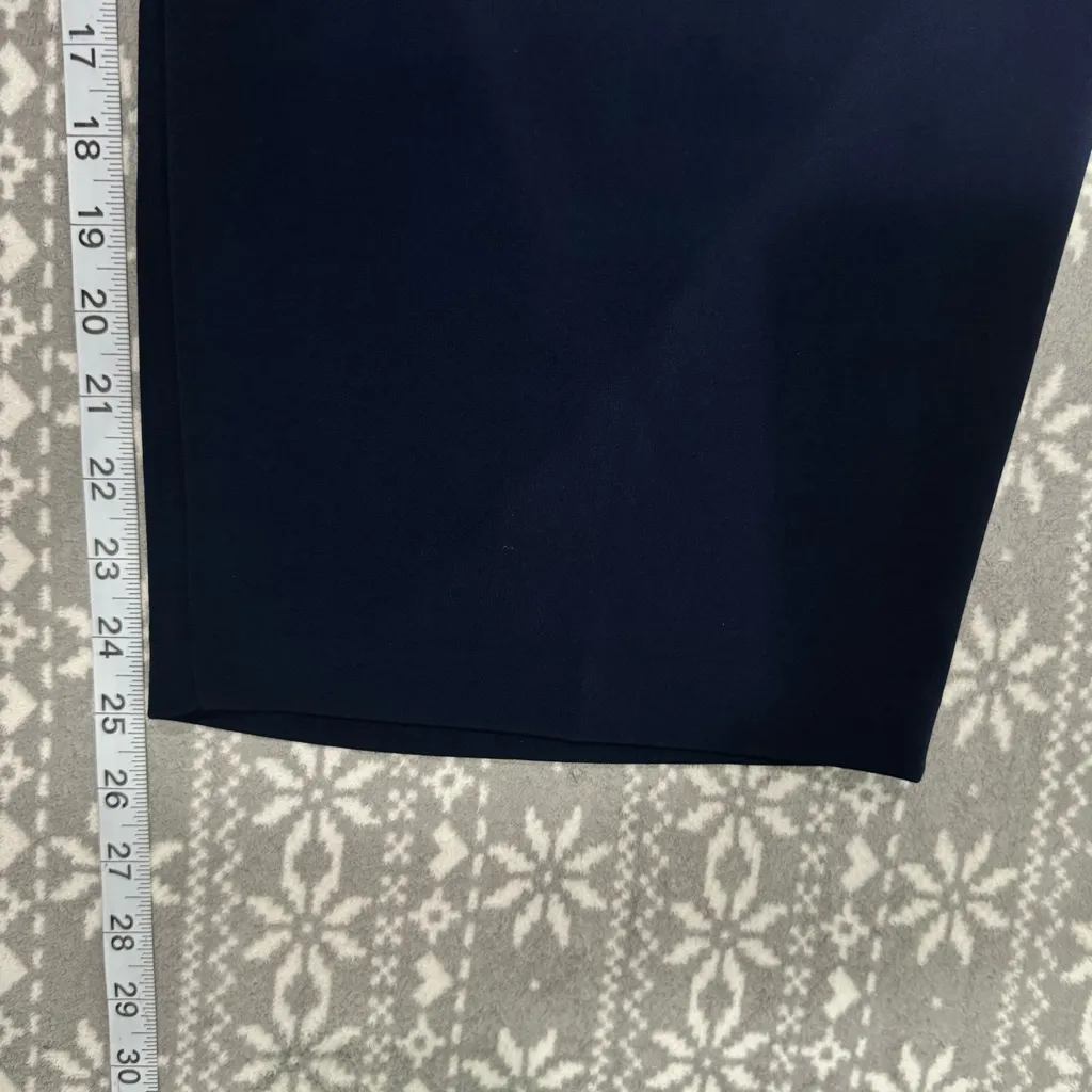 NWOT Susan Graver Tall LK Fusion Pull-On Crop Pant Navy Size 3X Tall - Image 12
