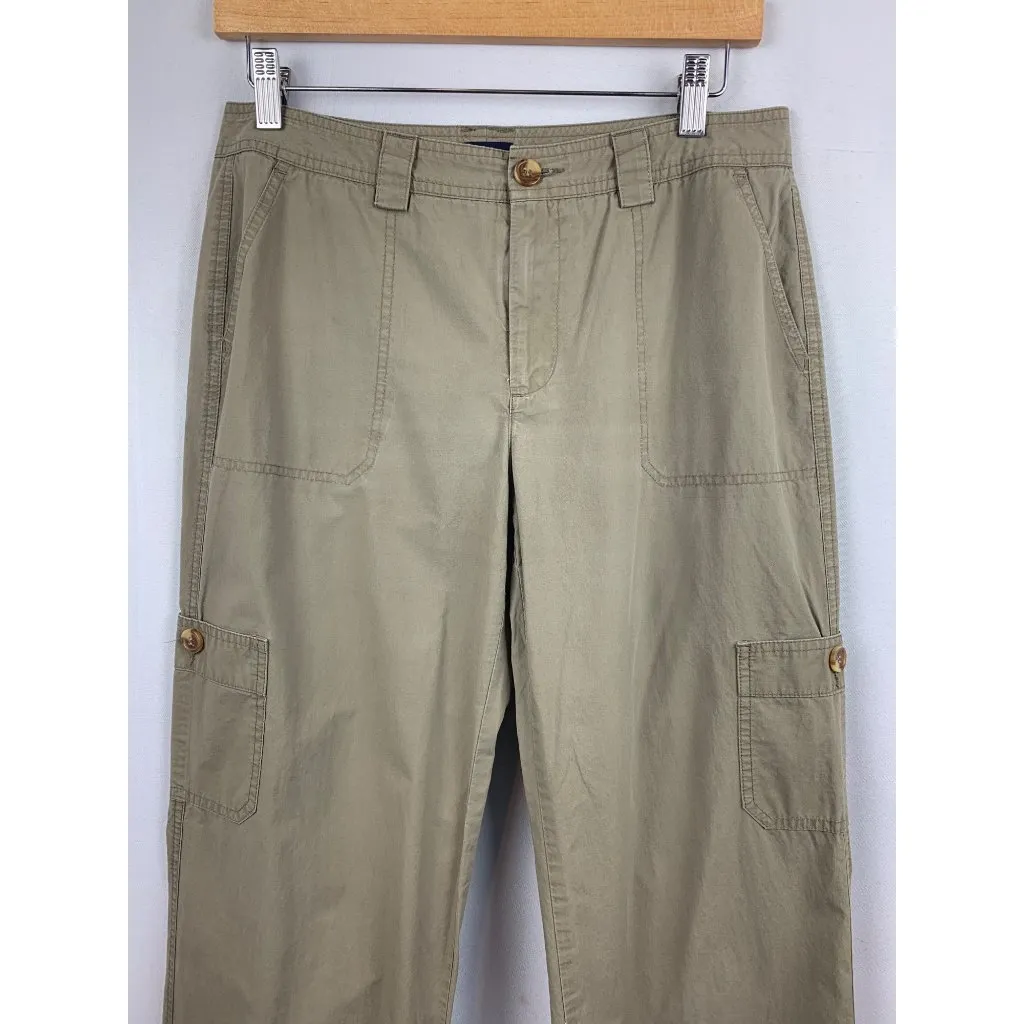 Dockers Womens Khaki Cargo Pants Size 8 - Image 2