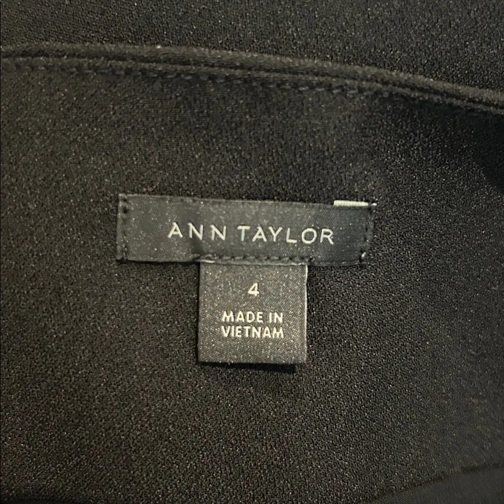 ANN TAYLOR dressy black tank - Image 5