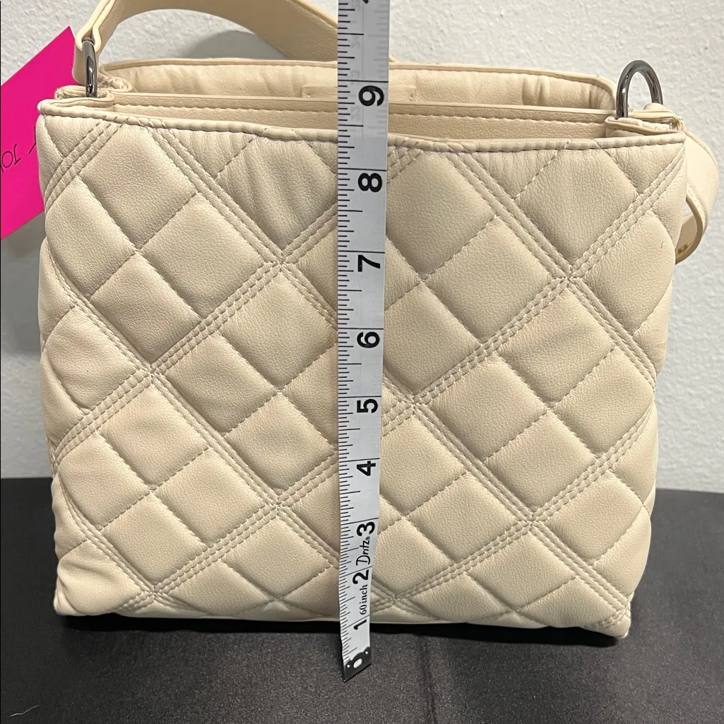 Betsey Johnson | XO Wally Quilted Shoulder Bag w/ Crossbody Strap - Image 15