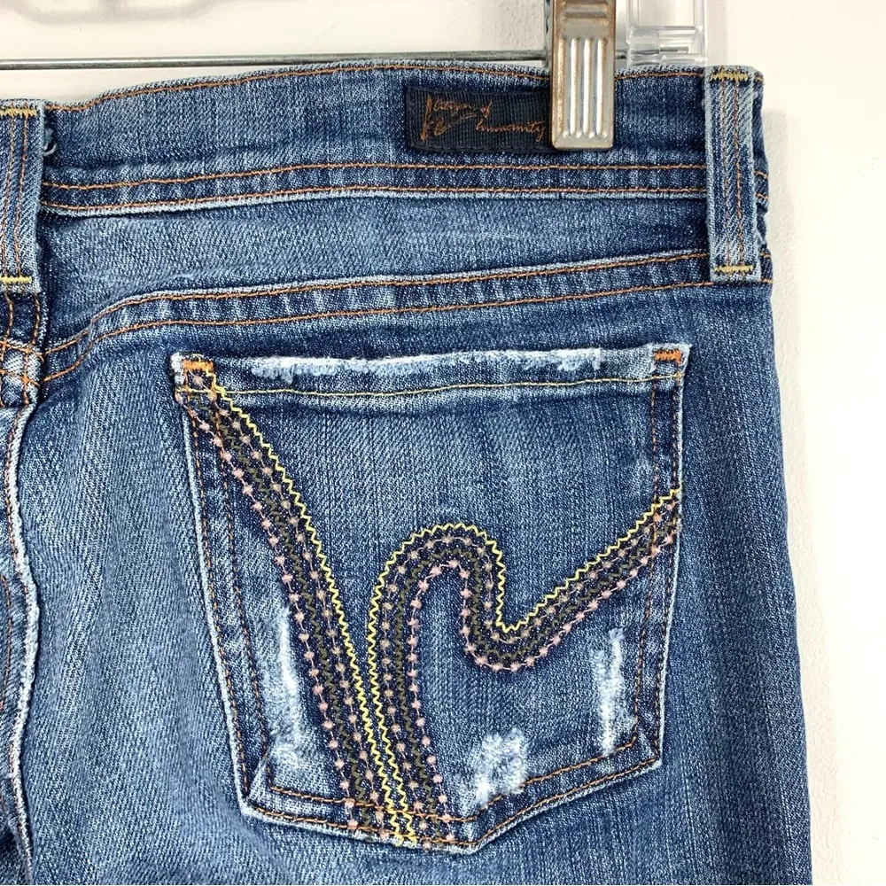 Citizen of Humanity Stretch Low Waist Flare Jeans - Image 13