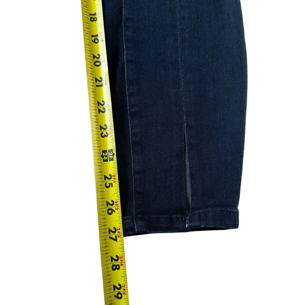 Pilcro & the Letterpress Blue Anthropologie Split Hem Ankle Jeggings 28 | 29-16 - Image 9