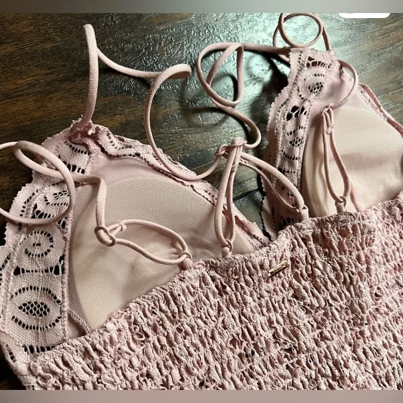 Victoria Secret Pink Blush Crochet Lace Dress - Image 7