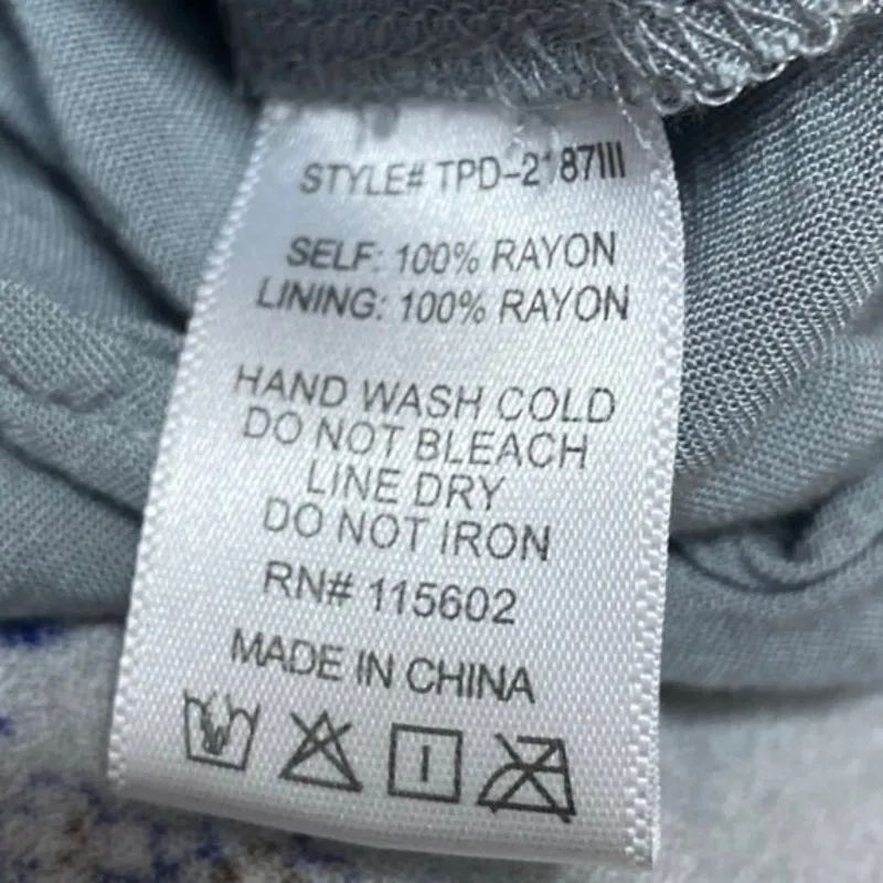 Sundays Gray Floral Strapless Sleeveless Ruched Smocked Tube Jumpsuit Romper S - Image 4