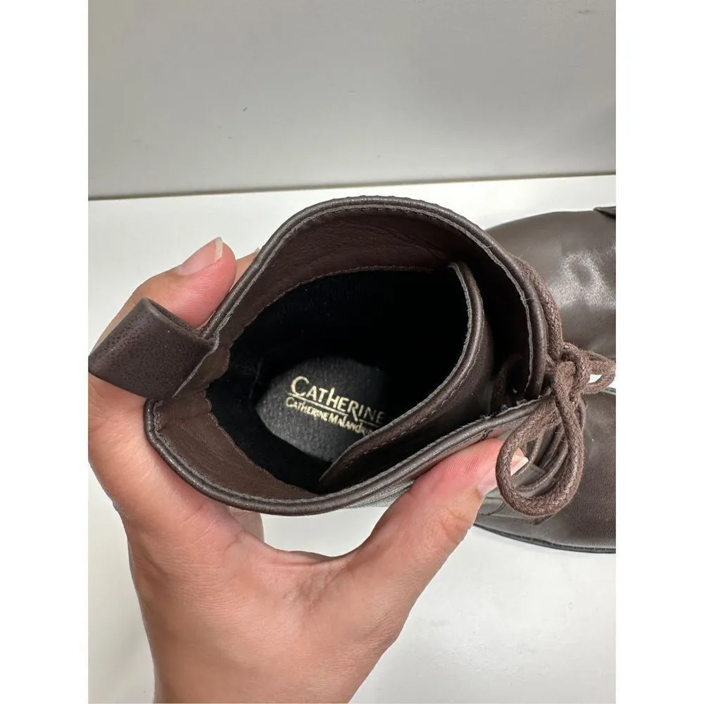 Catherine Malandrino Booney‎ Vegan Leather Lace Up  Combat Boots Size 9 New - Image 10