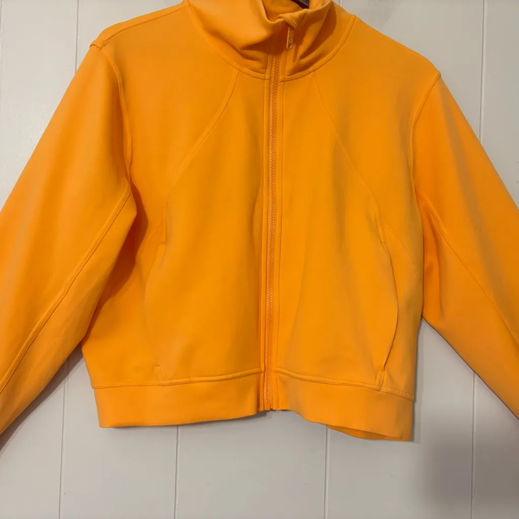 Lululemon  Luxtreme Spacer Full Zip Jacket Mango Dream Size 10 – Cozy Zip-Up - Image 4