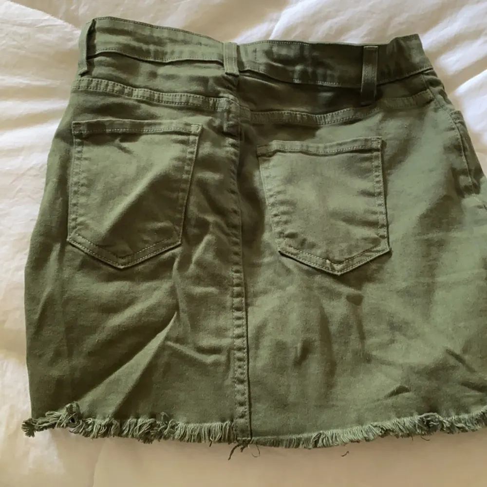 O2 Denim Green Skirt - Image 5