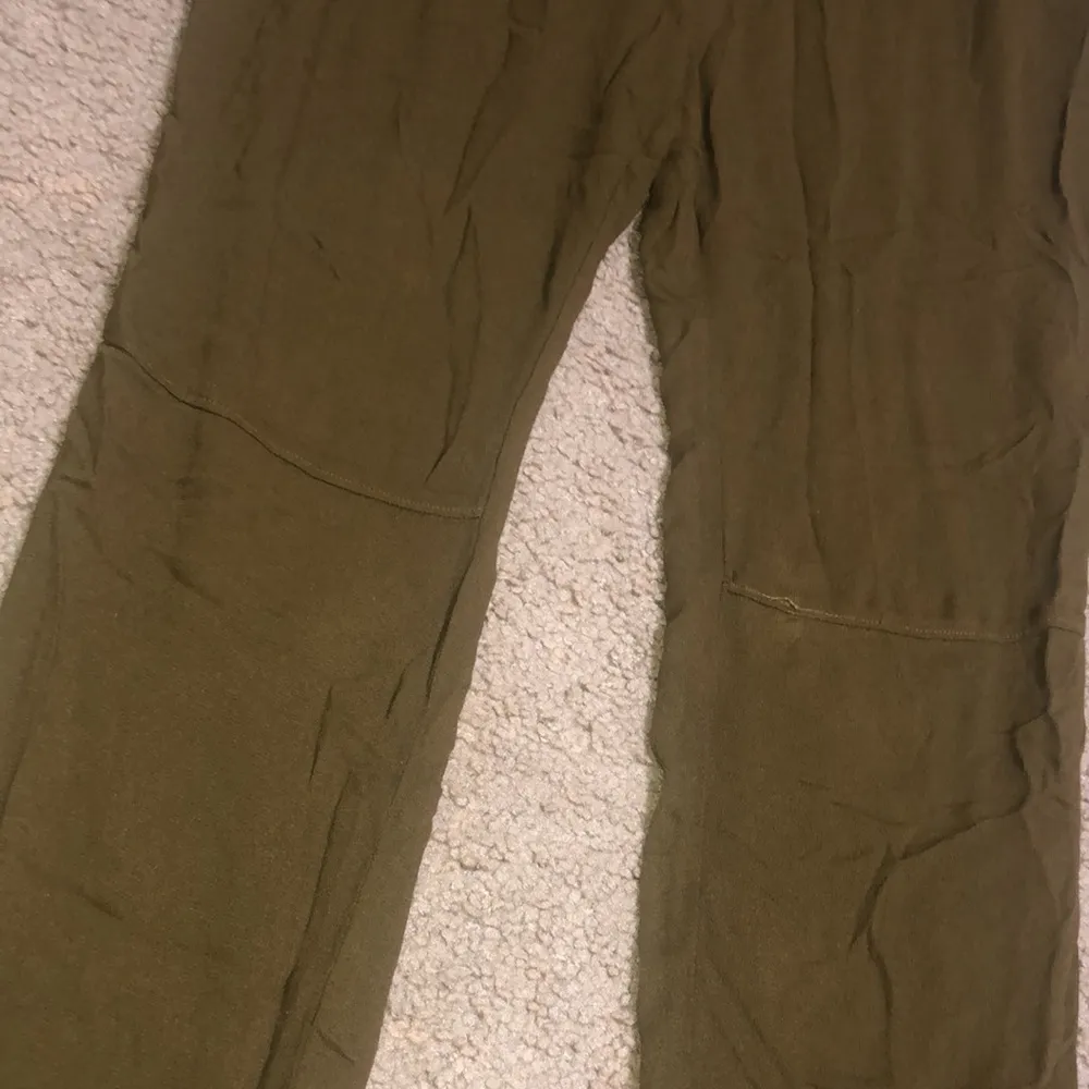 Lacausa Willow Tapered Leg Rayon Slim Casual Pant Olive Green Large‎ - Image 5