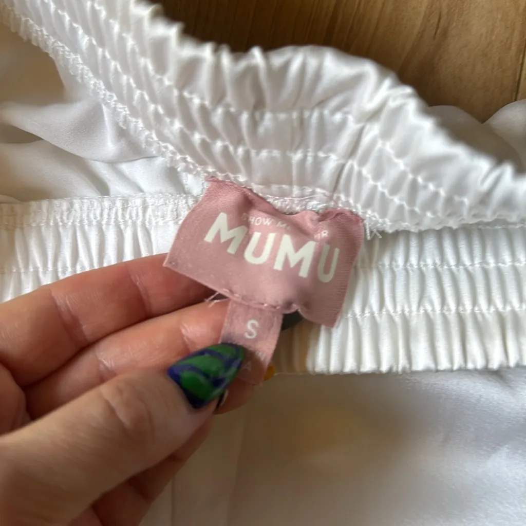 Show me Your MUMU White wide leg pants - Image 2