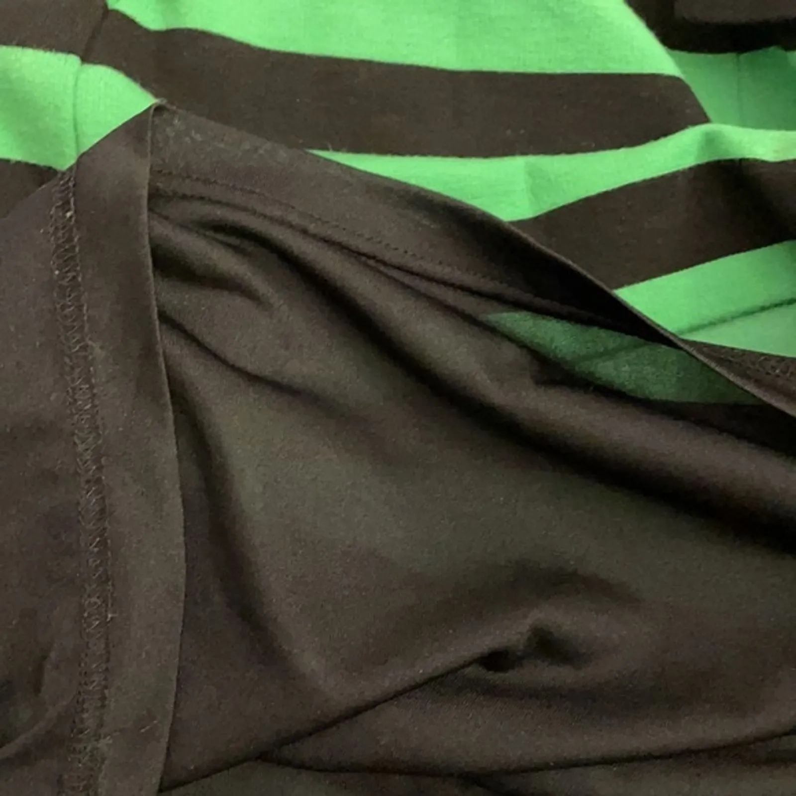 Vince Camuto Shift Dress Womens Size 6 Green Black Striped Sleeveless - Image 9