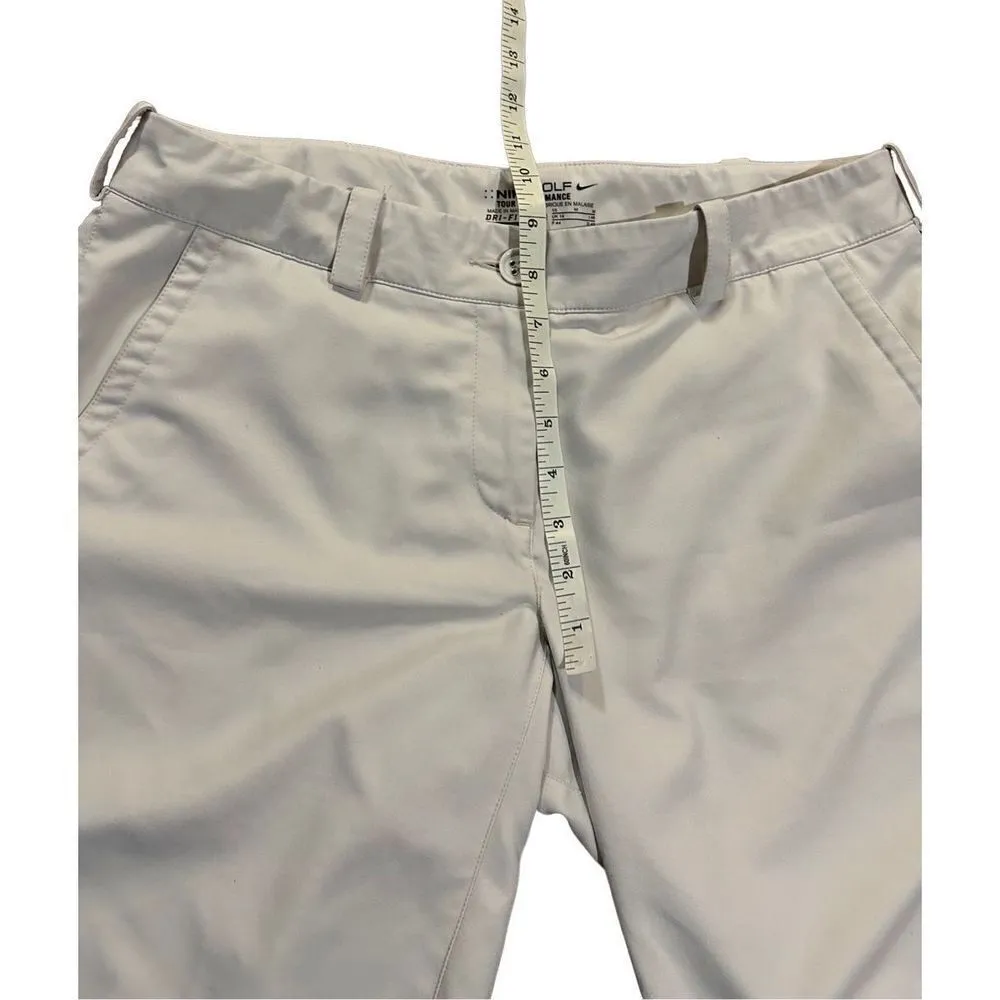 Nike Golf Tour Performance dri fit sz 10 off-white women’s shorts - Image 4