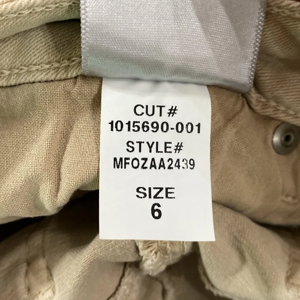 NYDJ Ami skinny ankle jeans with released fringed hemline in sand size 6 - Image 11