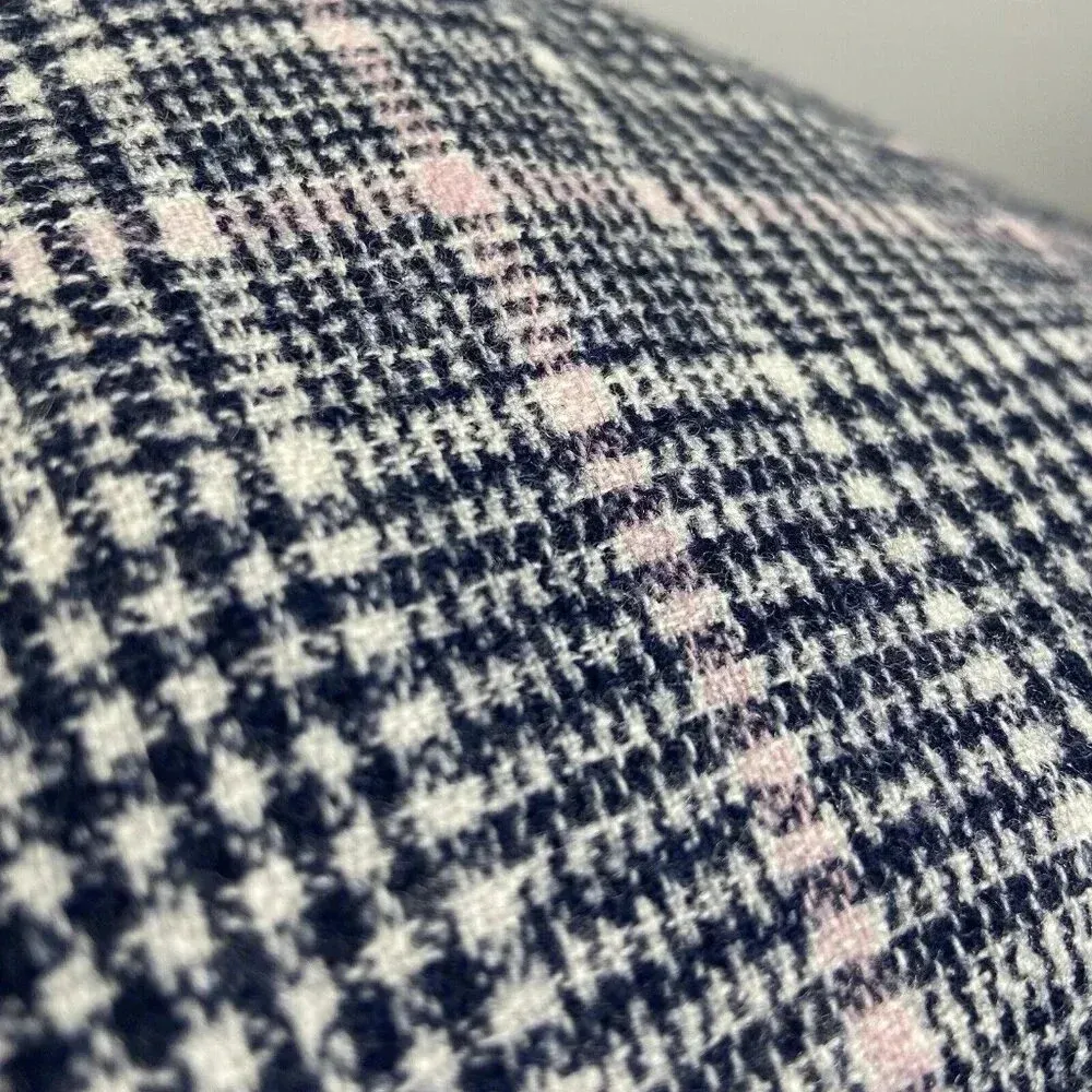 VINTAGE Pendleton Size 6 Wool Plaid Tartan Midi Skirt USA Blue Tan A-line - Image 6