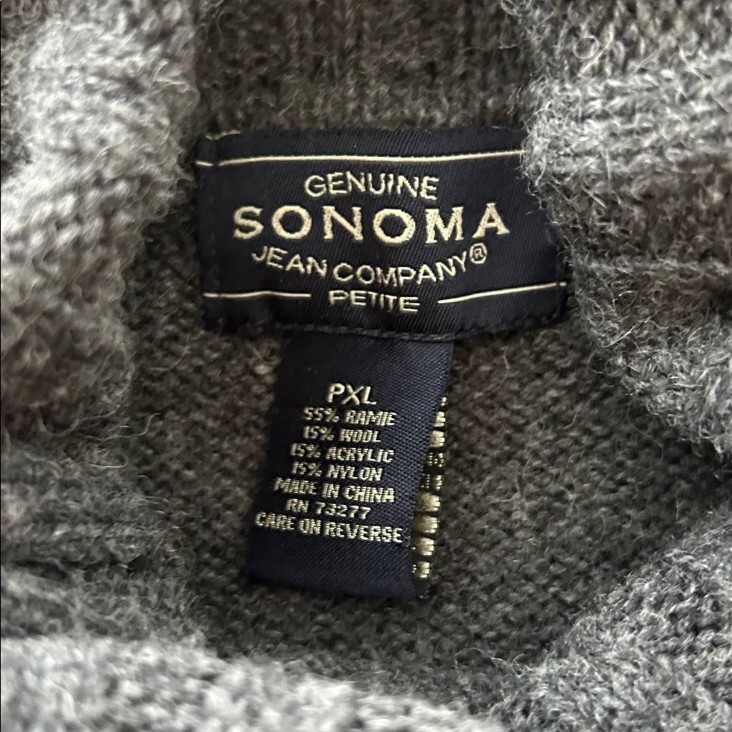 Sonoma Snowflake Turtleneck Sweater - Image 4