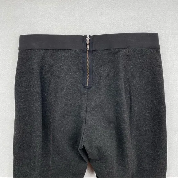 J. Crew Charcoal Stretch Mid Rise Pixie Pant Seamed Skinny‎ Exposed Zipper - Image 6