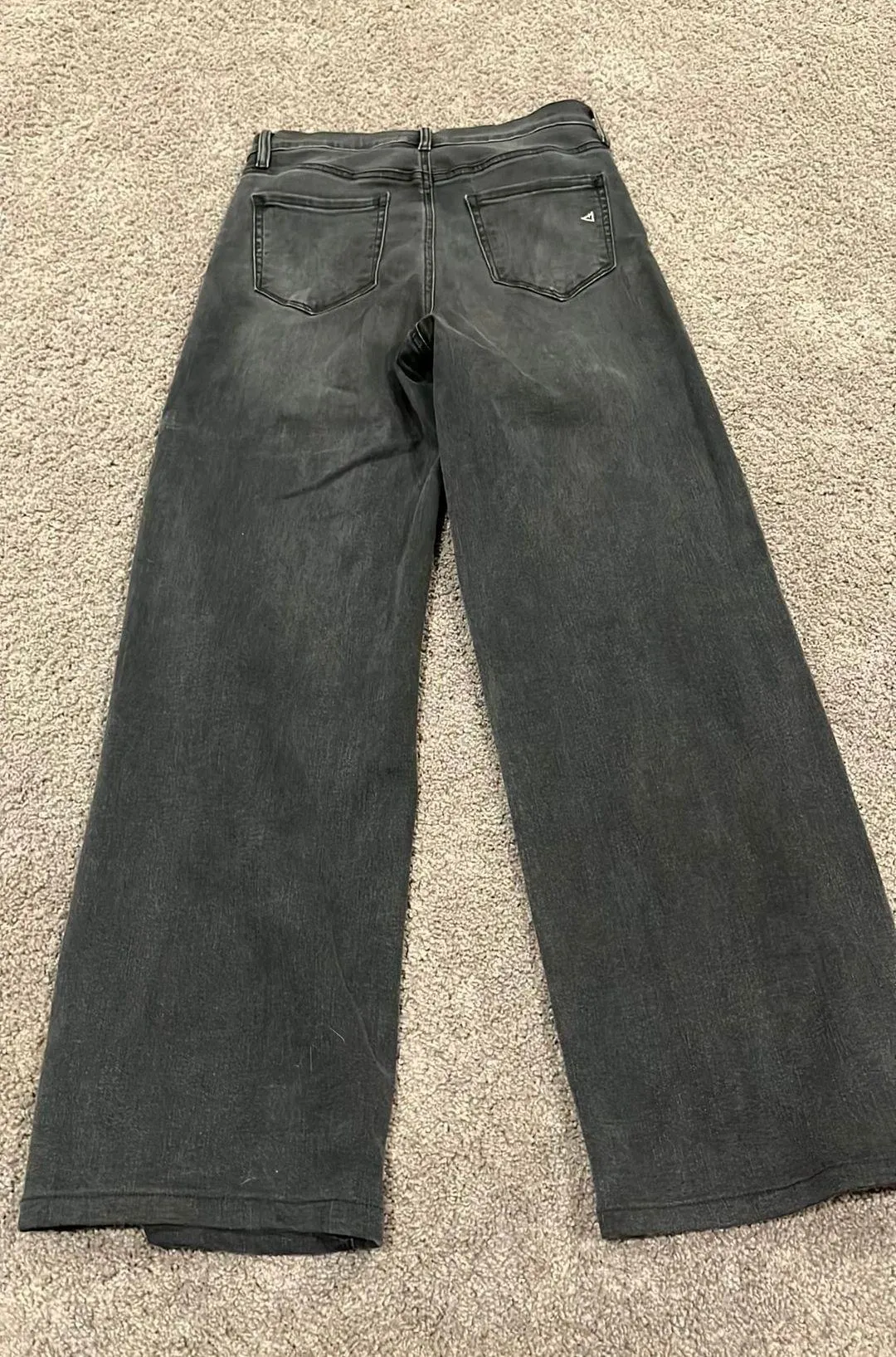 black straight leg jeans from altered state size 28 - Image 3
