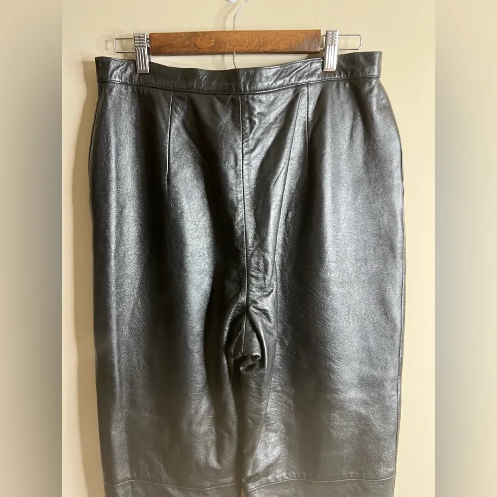 Vintage jones New York leather pants size 14 - Image 3