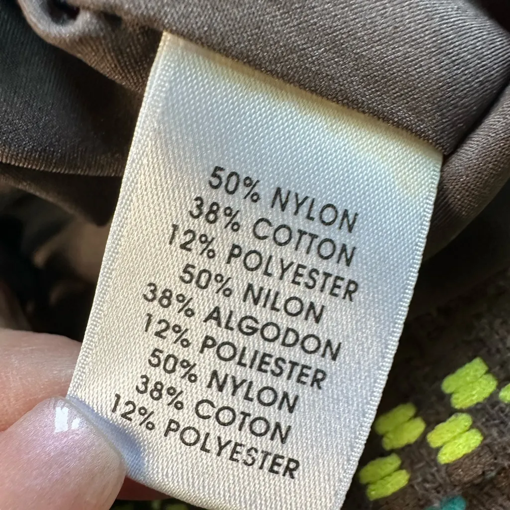 WORTH New York Woven Multi Color Lined Pencil Skirt - Image 5