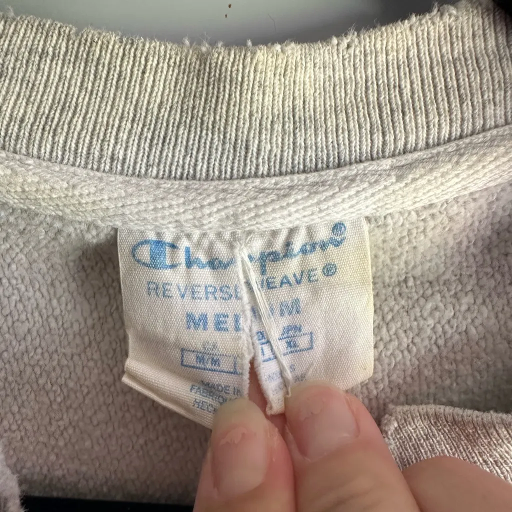 Vintage champion unisex destroyed sweatshirt - Image 6