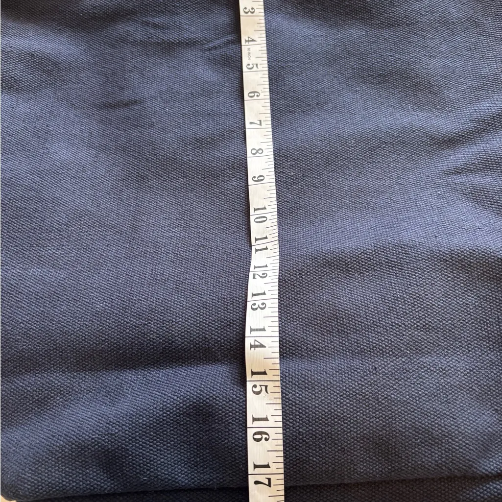 A & P DENIM MULTICOLORED BOHEMIAN TOTE ONE ZIP POCKET INSIDE CLEAN INTERIOR Blue - Image 14