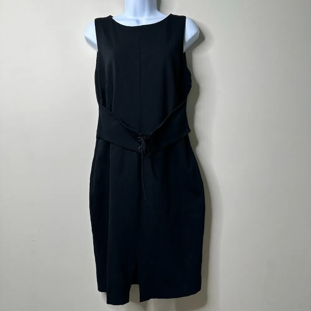 Bar III Black Sleeveless Corset Bodycon Dress Women's XL - Image 2