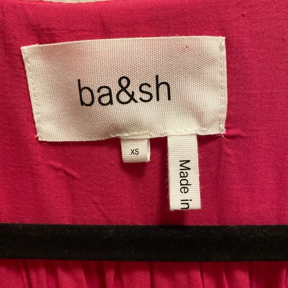 BA&SH Pink & White Ulia Floral Wrap Mini Dress Size XS New Without Tag - Image 9