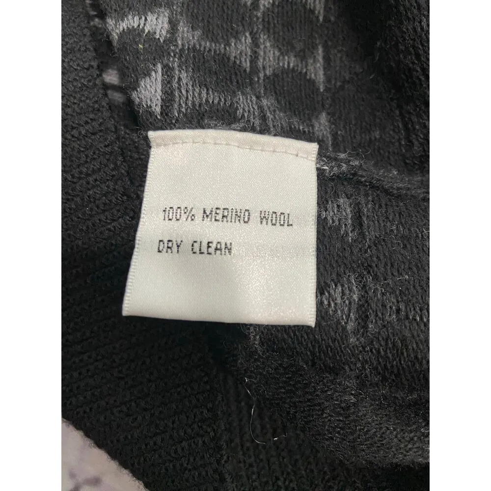 Talbots Sweater Vest Womens M Sleeveless Scoop Neck Merino Wool Polka Dot - Image 8