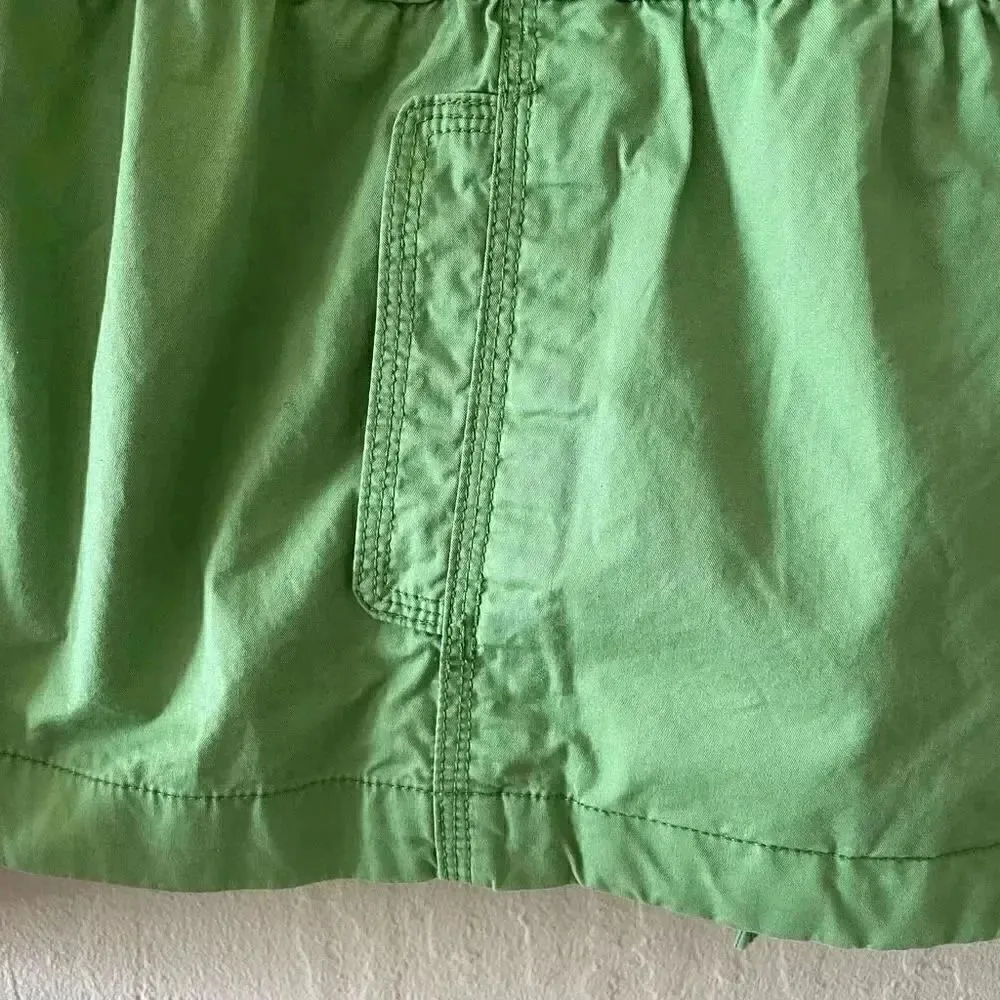 Style & Co Green Peplum Cotton Lightweight Military Style Cropped SZ MP # 1577 - Image 11