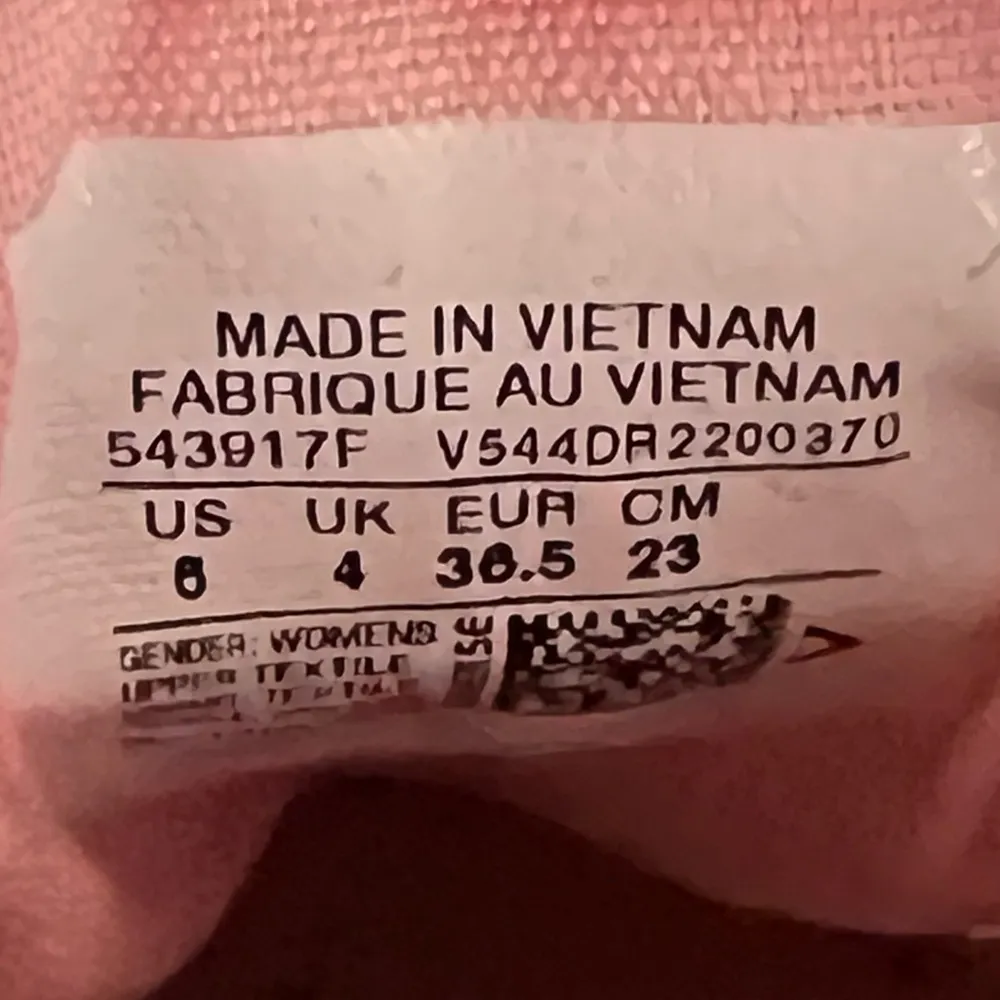 Converse All Star Sneakers Black White Speckled Bow Pink Laces Size 6 Women’s - Image 8