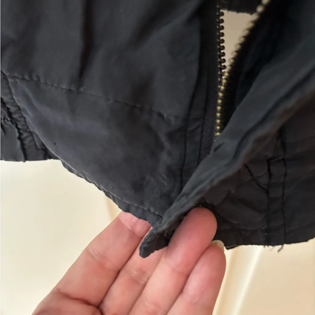 SCNY men’s jacket vintage black 100% silk long sleeve zip up front size M Size M - Image 6