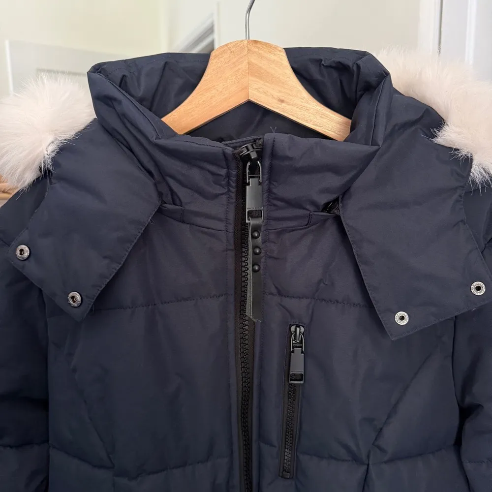 Rebecca Minkoff Navy Blue Puffer Jacket - Image 2