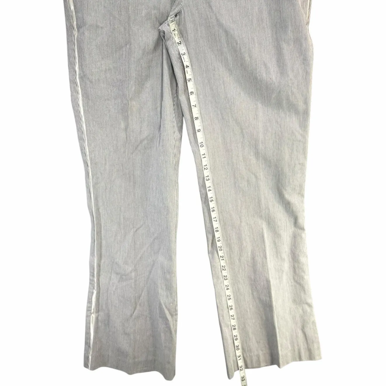 Proenza Schouler for Target 11 Side Stripe Pants 32” Inseam Wide Leg Modern NWT Blue Size 33 - Image 11