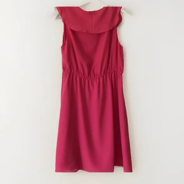 BCBG Generation NWT Ruffle Wrap Cocktail Dress Pink Size M Feminine Fairy Retro - Image 8