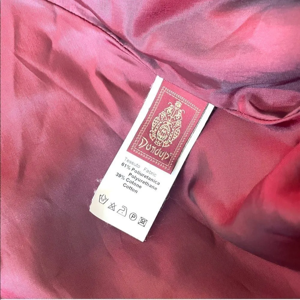 Dondup burgundy hooded rain jacket Size 42 - Image 9