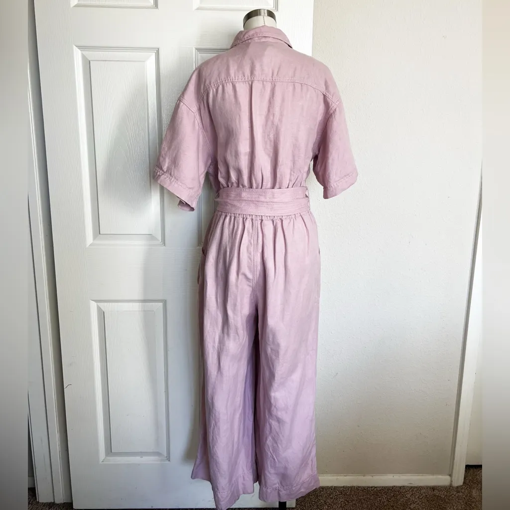 Apiece Apart Baleare Lilac Jumpsuit - Image 9