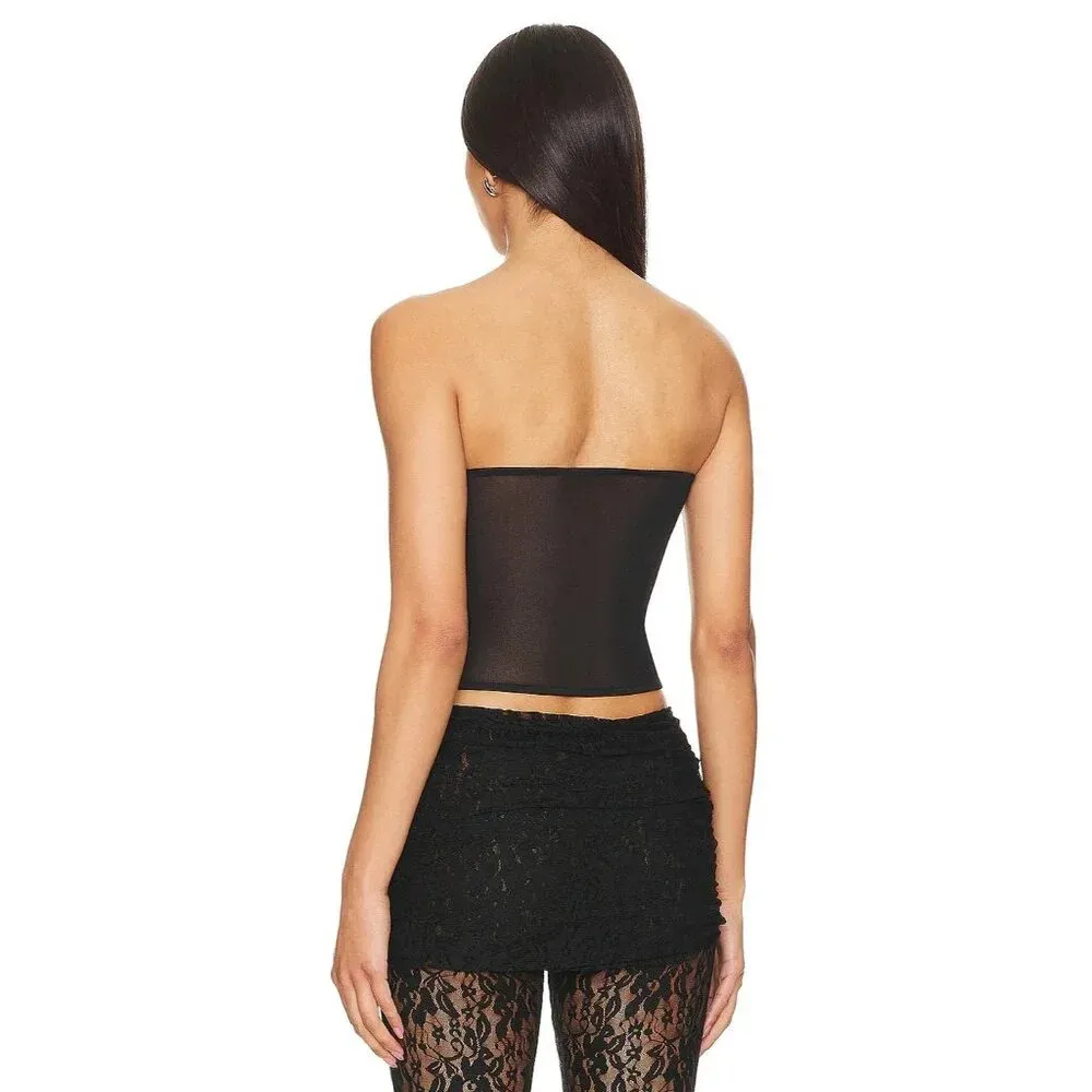 I.AM.GIA Demie Corset in Black Large New Womens Bustier Tank Top - Image 2