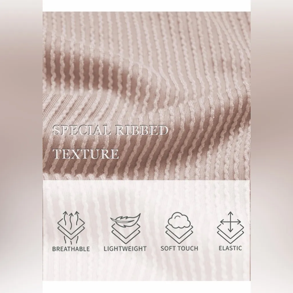 NEW Ekouaer Nightgown Ribbed Sleep Shirt Dress OR Dress Short Sleeve XL - Image 3