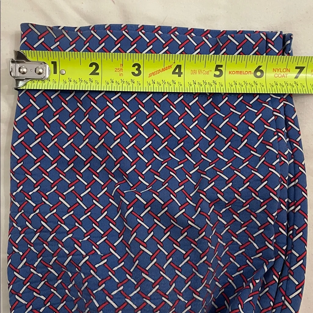 J. McLaughlin Catalina Cloth Newport Travel Pants Womens Small Blue Geometric - Image 8