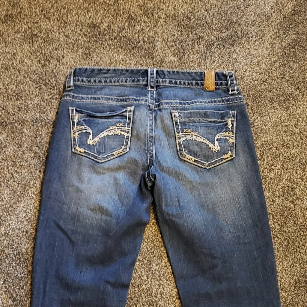 Maurices ThickStitch Embellished Flared Boot Jeans - Image 2