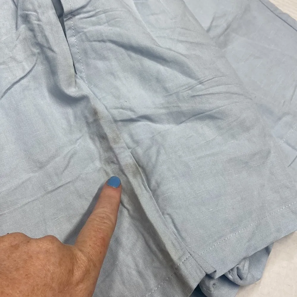 BLANK NYC  pull on linen shorts size Medium (b15) - Image 5