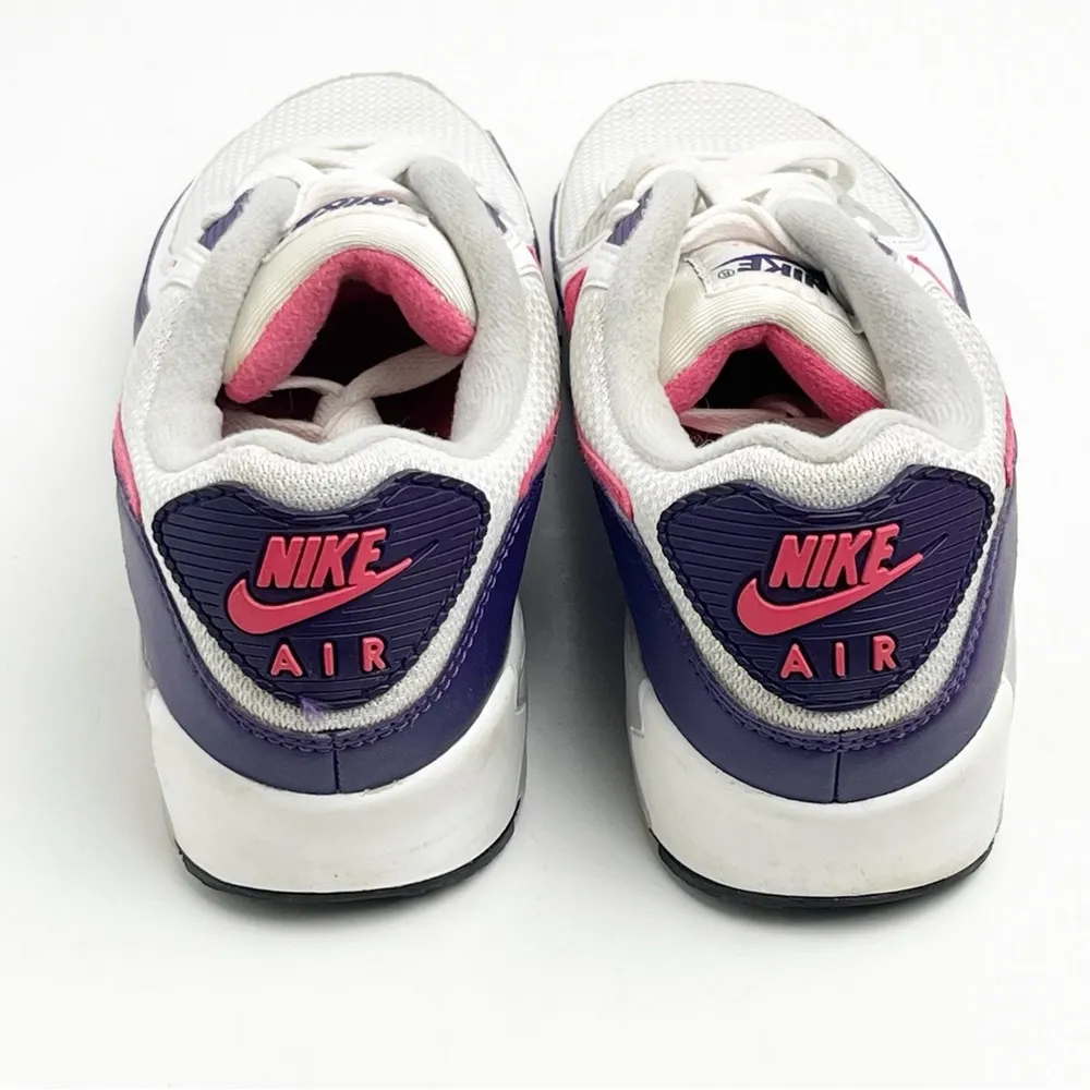 NIKE Air Max 90 III Eggplant Lace Up Running Shoes #CW1360-100, Size 9 - Image 6