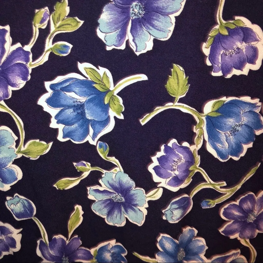 Vintage Byer Studio California Floral Woman’s Maxi Dress Size 10 - Image 3