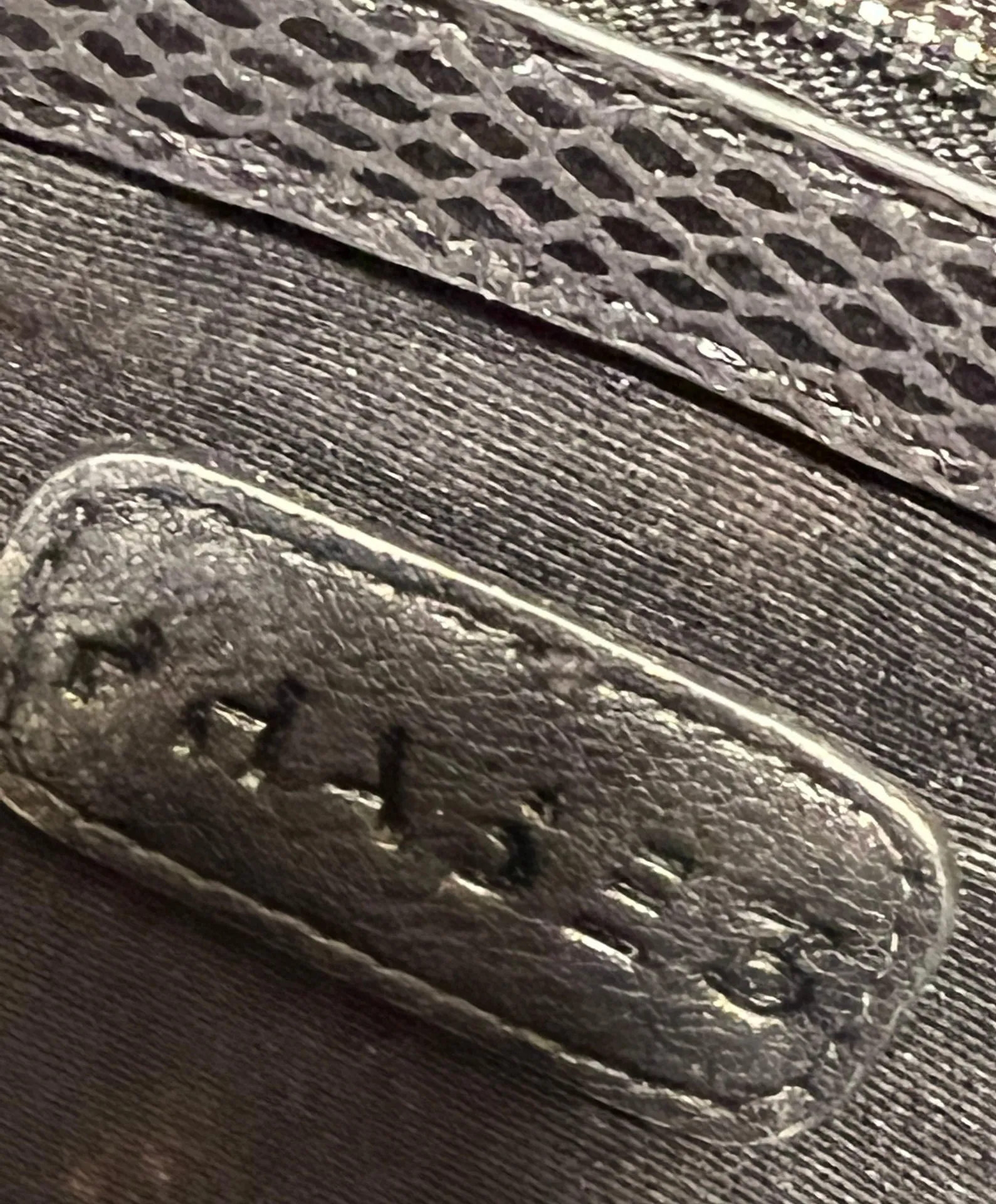 Phase3 Fold-over Gunmetal Metallic Crossbody Purses - Image 6