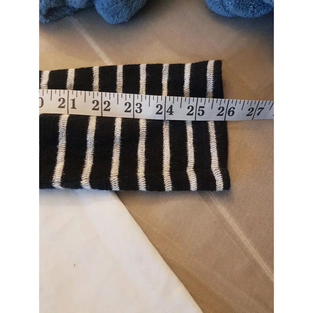 Caslon Womens Knit Blazer One Button Size XS Striped Jacket Collar Sweater - Image 14