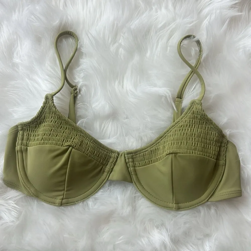 Xhilaration olive green underwire bikini set - Image 2