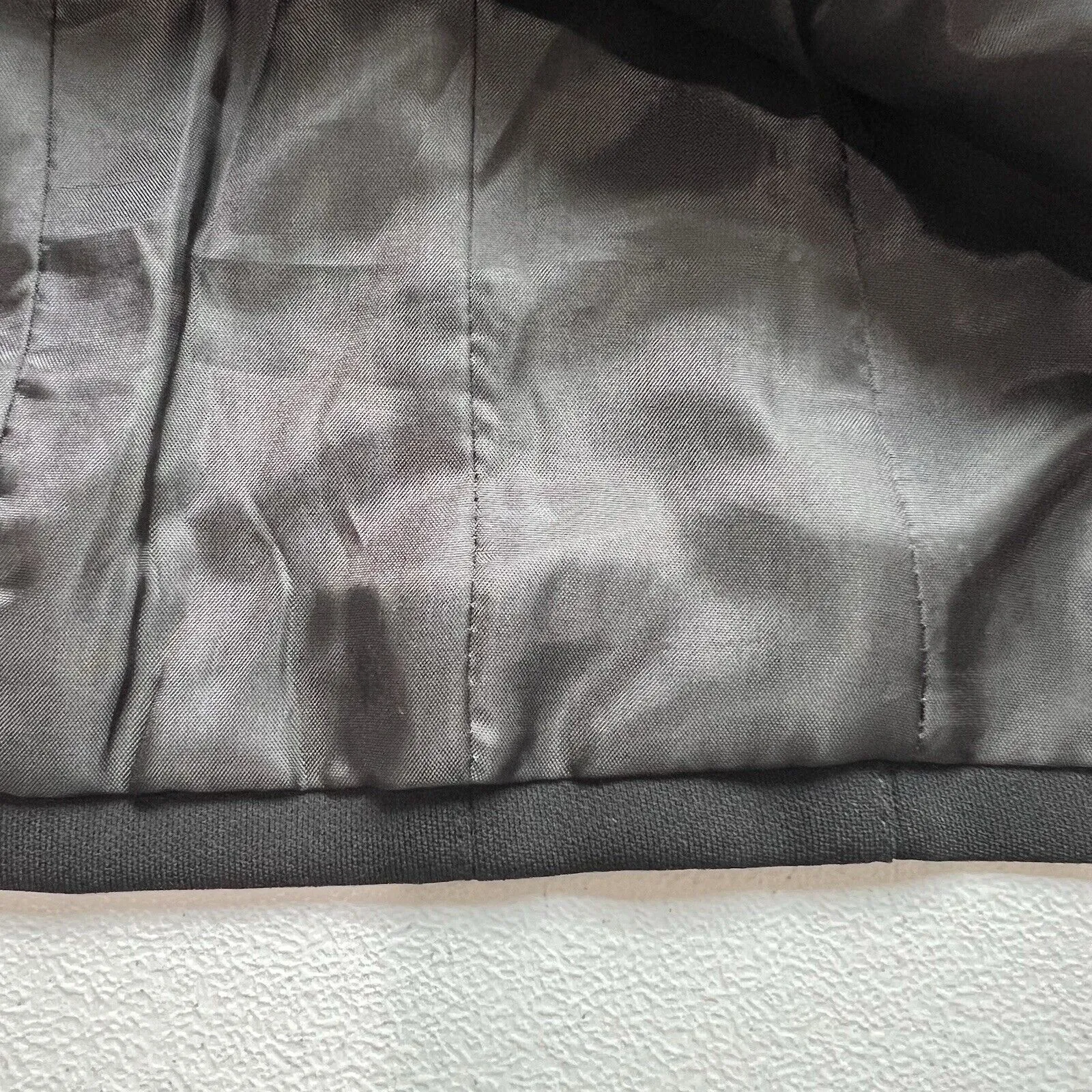 Laura Scott Blazer Women Size 4 Black White Piping Office Casual Preppy Vintage‎ - Image 7