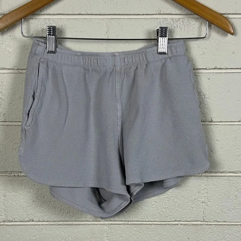 Brandy Melville Purple Waffle Knit Shorts one size - Image 4